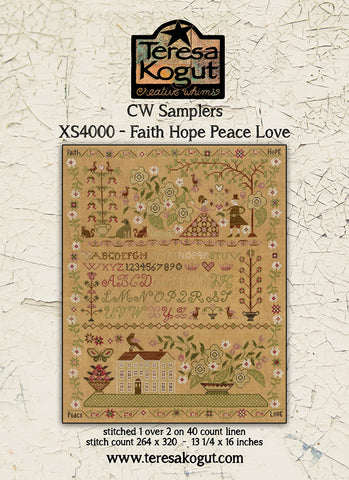 Faith Hope Peace Love - Teresa Kogut