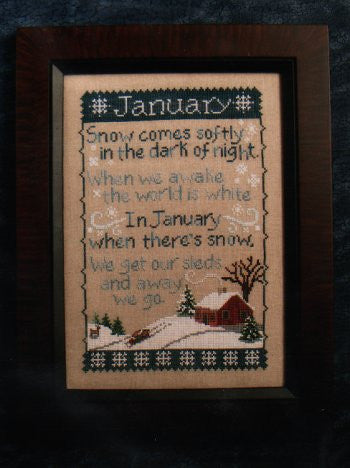 Monthly Sampler Series: January - Waxing Moon Designs