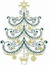 CT 43: Christmas Tree 43 - Alessandra Adelaide Needleworks