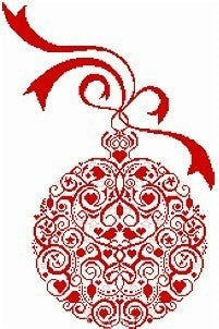 Cardinal Christmas Ball - Alessandra Adelaide Needleworks