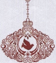 Dove Ornament - Alessandra Adelaide Needleworks