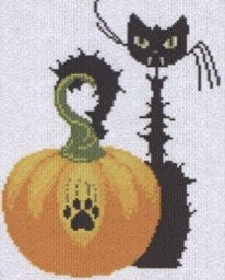 Halloween Meow - Alessandra Adelaide Needleworks