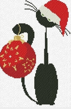 Christmas Meow - Alessandra Adelaide Needleworks