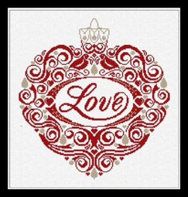 Love Ornament - Alessandra Adelaide Needleworks