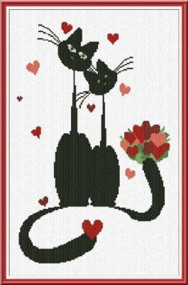 Mr. & Mrs. Meow - Alessandra Adelaide Needleworks