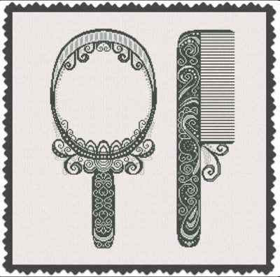 Comb and Mirror - Alessandra Adelaide Needleworks