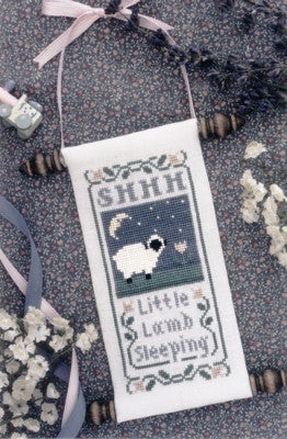 Little Lamb Sleeping - Drawn Thread