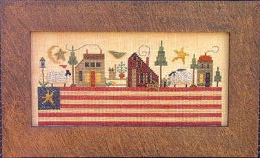 Patriotic Landscape - Homespun Elegance