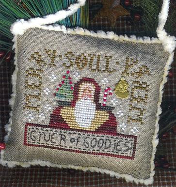 Merry, Merry Soul, 2013 Santa Ornament  - Homespun Elegance