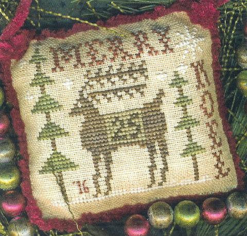 Merry Derry-2016 Sampler Ornament - Homespun Elegance