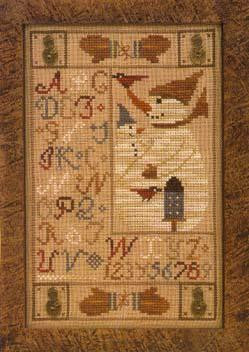 Snowman Button Sampler - Homespun Elegance