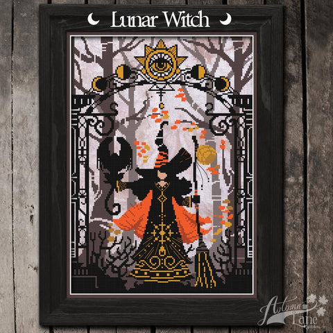 The Lunar Witch - Autumn Lane Stitchery