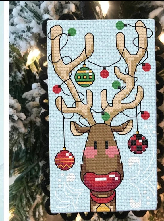 Rudolph - Autumn Lane Stitchery