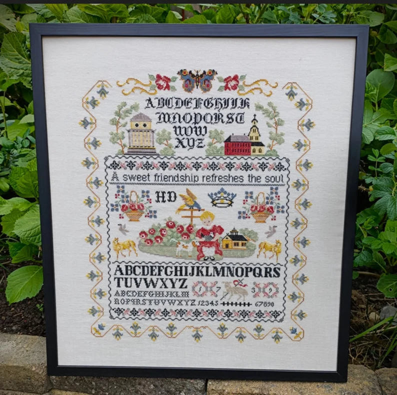 Horace Doyle 1739 Sampler - Twin Peak Primitives