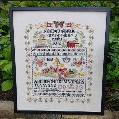 Horace Doyle 1739 Sampler - Twin Peak Primitives