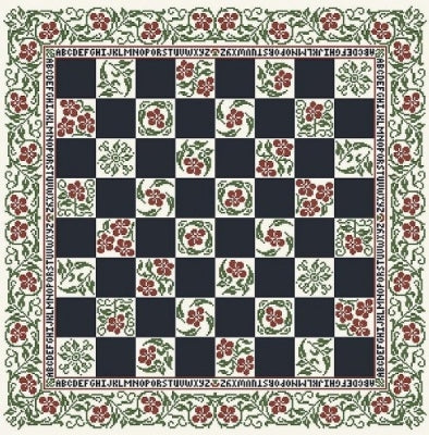 Floral Checkerboard - My Big Toe