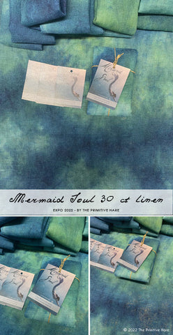 Mermaid Soul 30ct - Primitive Hare Fabric