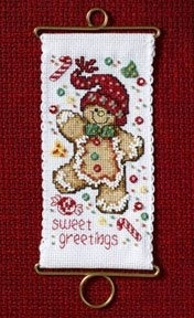 Sweet Greetings Gingerbread - Mill Hill