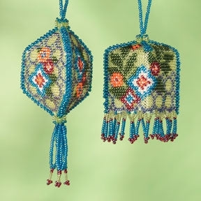 Floral Trellis Autumn Ornaments - Mill Hill