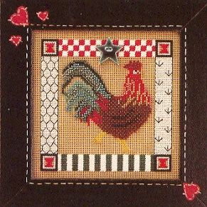 Folk Art Rooster - Mill Hill