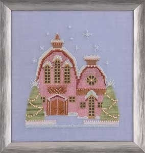 Little Snowy Pink Cottage - Nora Corbett