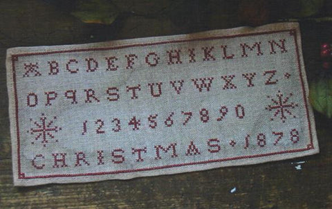 Christmas 1878 Marking Sampler - Pineberry Lane