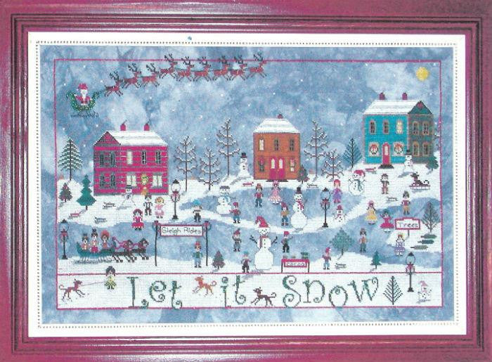 December Snow - Praiseworthy Stitches