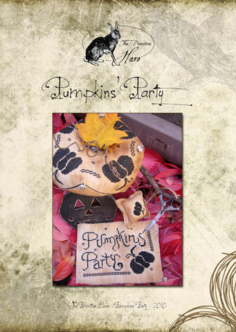 Pumpkins' Party - Primitive Hare