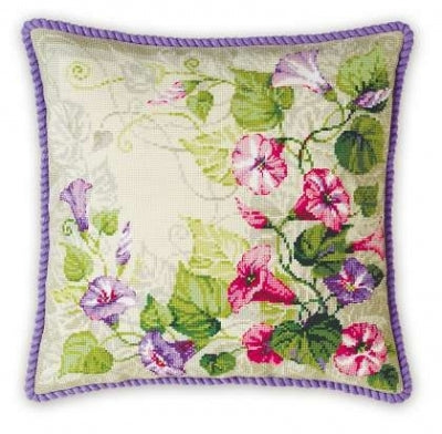 Pastel Bindweed Cushion - Riolis