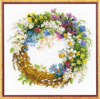 Wreath With Bird Cherry - Riolis