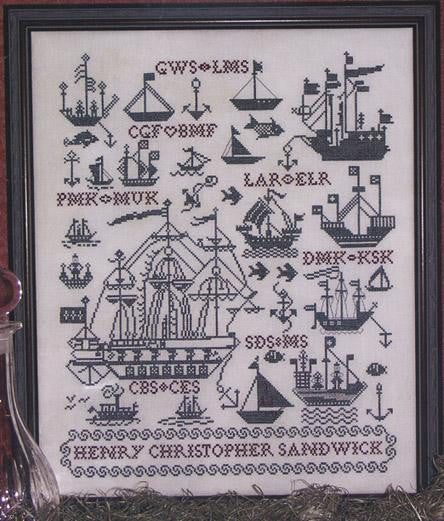 Sailing Ships Sampler - Rosewood Manor