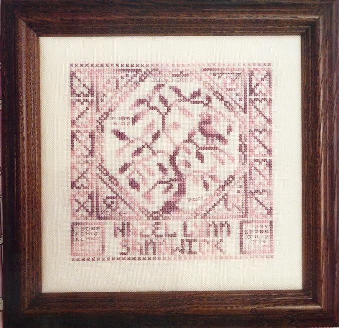 Quaker Birth Sampler - Rosewood Manor