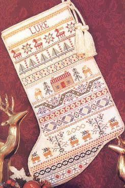 Reindeer Stocking - Rosewood Manor