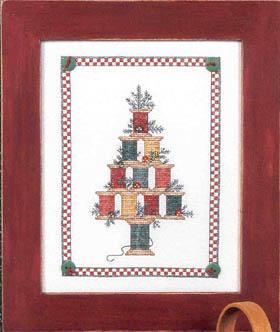 Christmas Spool Tree - Sue Hillis Designs