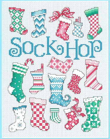 Christmas Sock Hop - Sue Hillis Designs