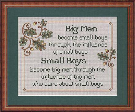 Big Men & Small Boys - Sue Hillis Designs
