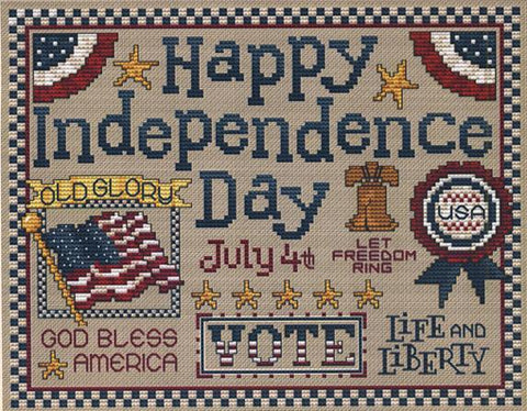 Happy Independence Day - Sue Hillis Designs