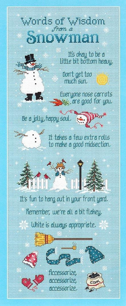 Snowman Wisdom - Sue Hillis Designs