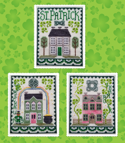 St. Patrick's House Trio - Waxing Moon Designs