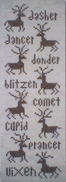 Santa's Reindeer - Stitcherhood