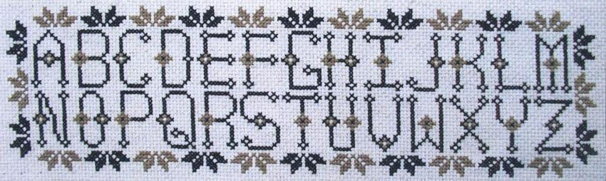 Alphabet Sampler - Stitcherhood