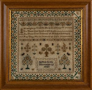 Sophia Green 1843 - Olde Willow Stitching Design