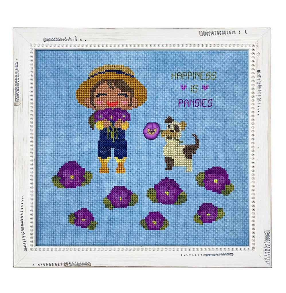 Happiness Is Pansies - Rosie & Me Creations