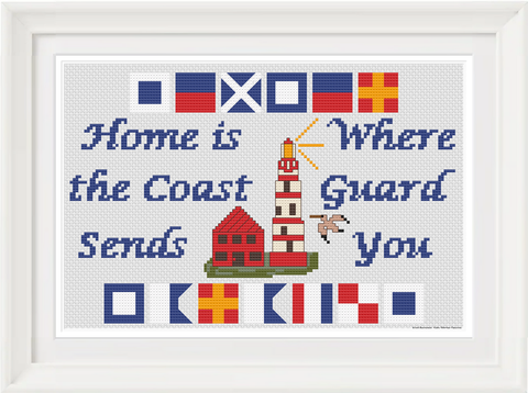Coast Guard Home - Salty Stitcher Designs