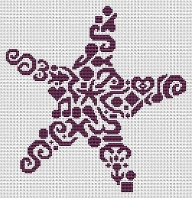 Stanley The Tribal Starfish - White Willow Stitching
