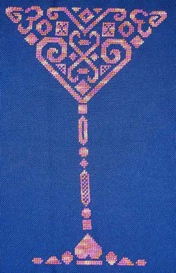 Tribal Martini - White Willow Stitching