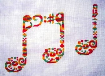 Tribal Music - White Willow Stitching